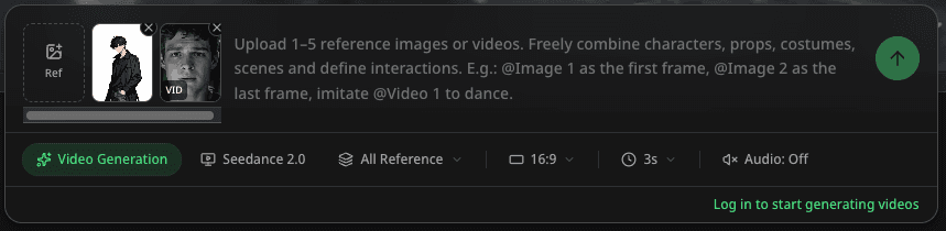 All Reference Mode Input